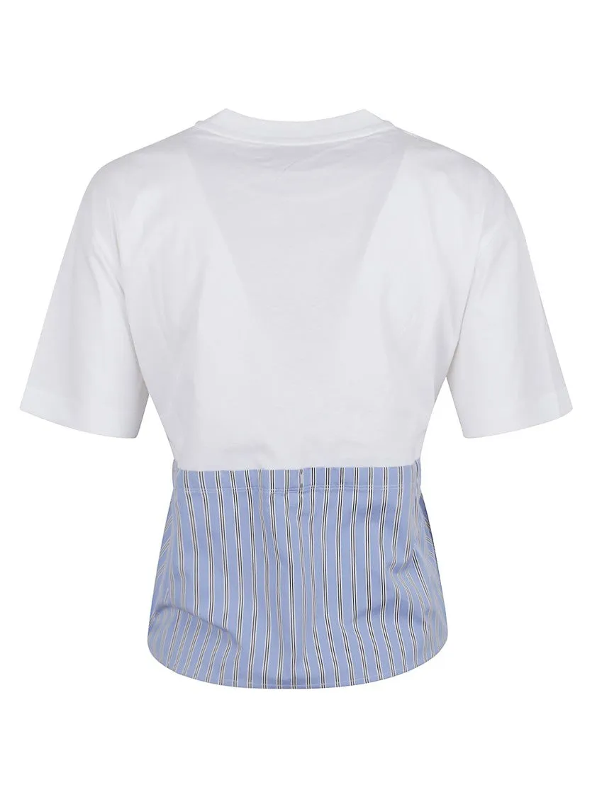 Mix Poplin Tshirt
