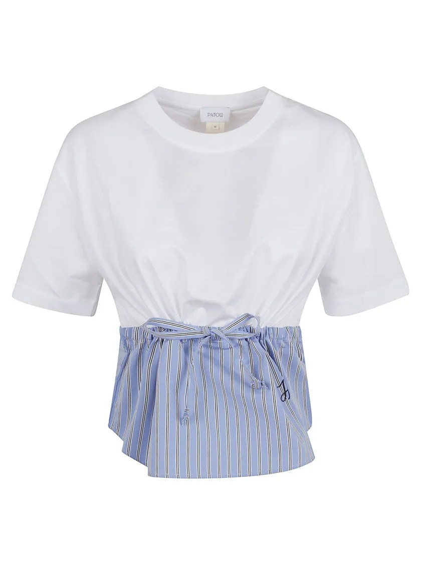 Mix Poplin Tshirt