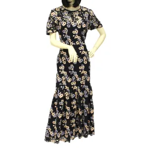 Ml By Monique Lhuillier Dress 7Mu Navy Multi 14