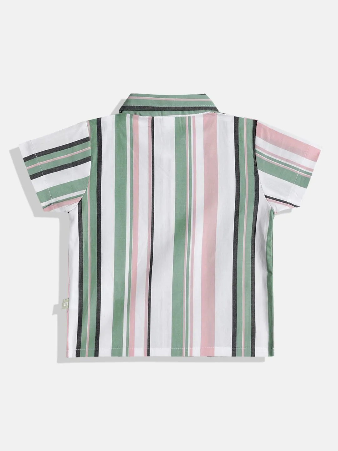Moms Love Infant Boys Striped Pure Cotton Clothing Set