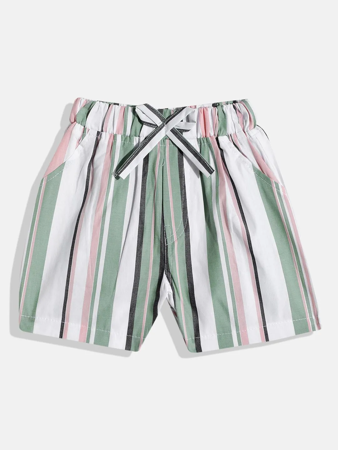 Moms Love Infant Boys Striped Pure Cotton Clothing Set