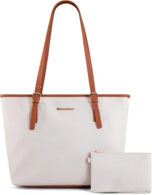 Montana West Tote Bags Vegan Leather Purses and Handbags for Women Top Handle Ladies Shoulder Bags