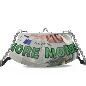 MORE MONEY Pleated Frame Bag