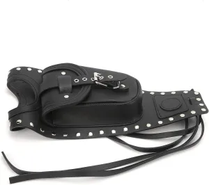 Motorcycle Fuel Tank Bag Gas Tank Pad Cover Artificial Leather Fit for XLX1000 XL1200X XLH883,Black
