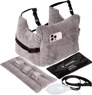 MOYOAMA Post Mastectomy Pillow for Mastectomy Recovery Supplies - Double Mastectomy Pillows Post Op with Mastectomy Seatbelt Pillow for Post Mastectomy Must Haves, Breast Reduction Recovery Supplies