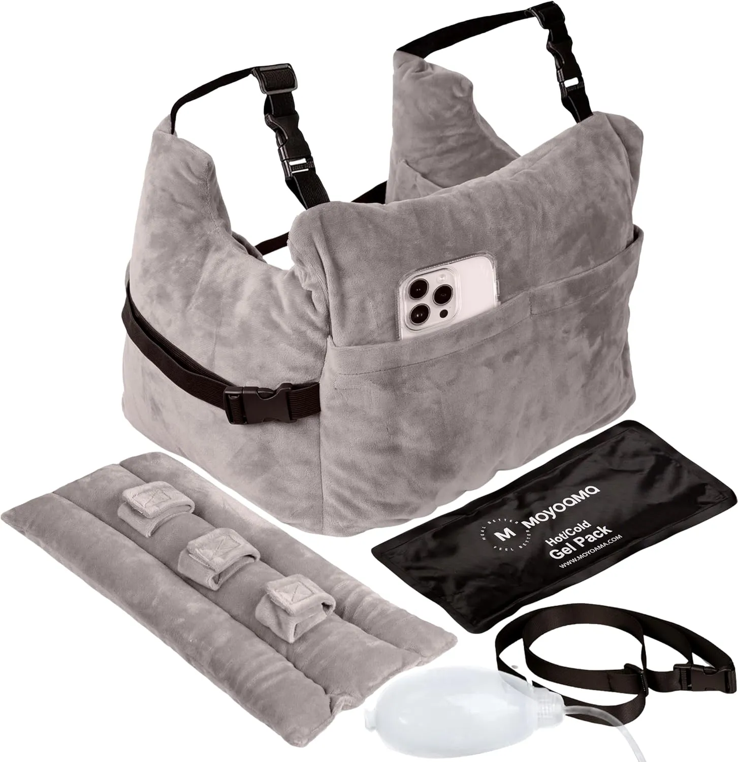 MOYOAMA Post Mastectomy Pillow for Mastectomy Recovery Supplies - Double Mastectomy Pillows Post Op with Mastectomy Seatbelt Pillow for Post Mastectomy Must Haves, Breast Reduction Recovery Supplies