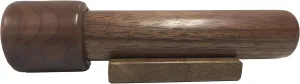 N and J Kaliedoscope Solid Black Walnut Wood, 7 3/4 Inch Barrel, Glass Beaded Turning Chamber. Handcrafted in U S A !