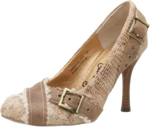Naughty Monkey Women's The Bomb Pump with Buckles