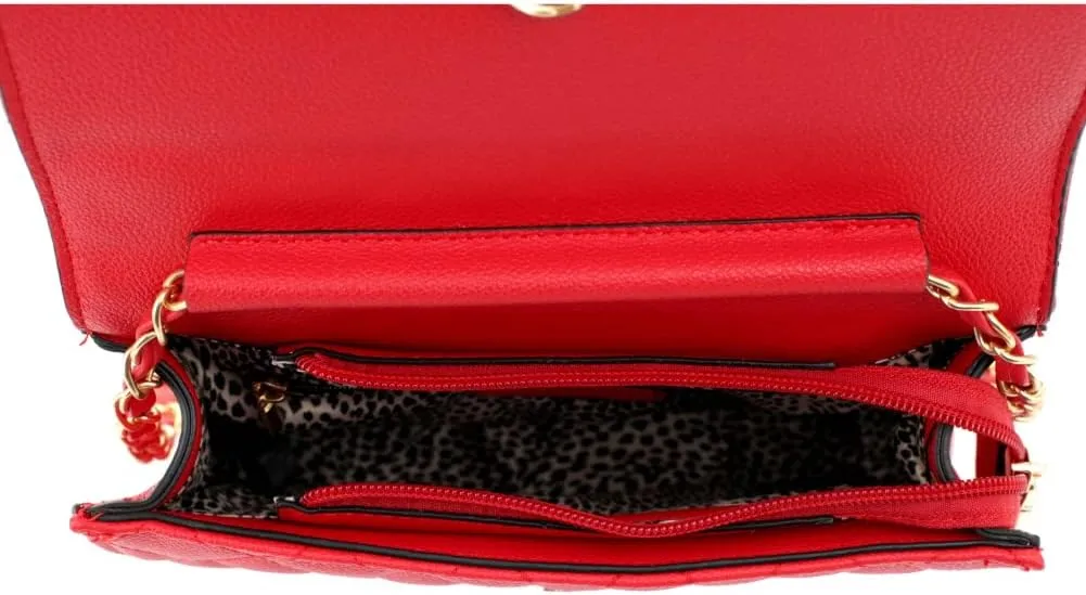 New Vegan Leather Boxy Minimalistic Flap Satchel Shoulder Bag Crossbody Purse Handbag SET