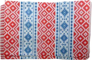 N'icePackaging 300 Qty 5" x 7" Decorative Flat Paper Gift Bags - Tribal Pattern on White Kraft Bags - For Sales/Treats/Parties Cookies/Gifts
