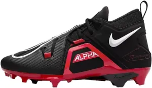 Nike Alpha Menace Pro 3 Men's Football Cleats Black/University Red/White (us_Footwear_Size_System, Adult, Men, Numeric, Medium, Numeric_10_Point_5), 10.5