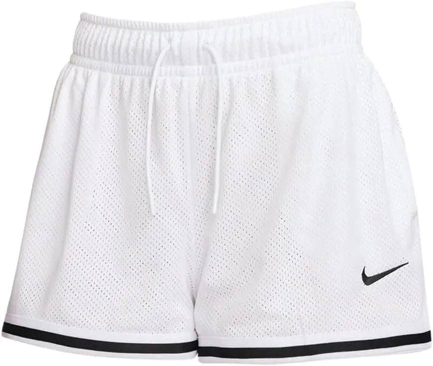 Nike Women's Sportswear Essentials Mesh Mid-Rise Shorts