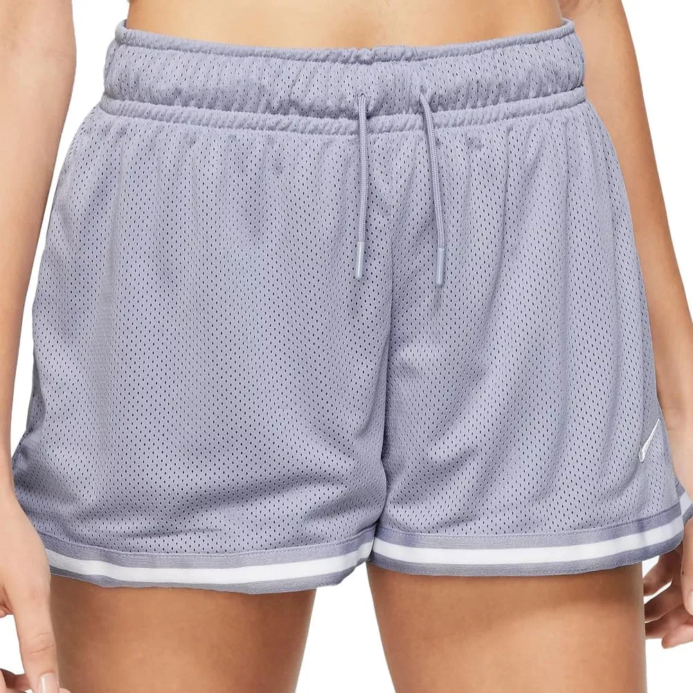 Nike Women's Sportswear Essentials Mesh Mid-Rise Shorts