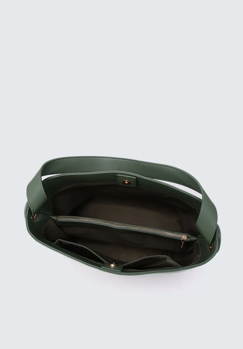 Nurita Harith Noura Large Boxy Tote Bag (Olive)