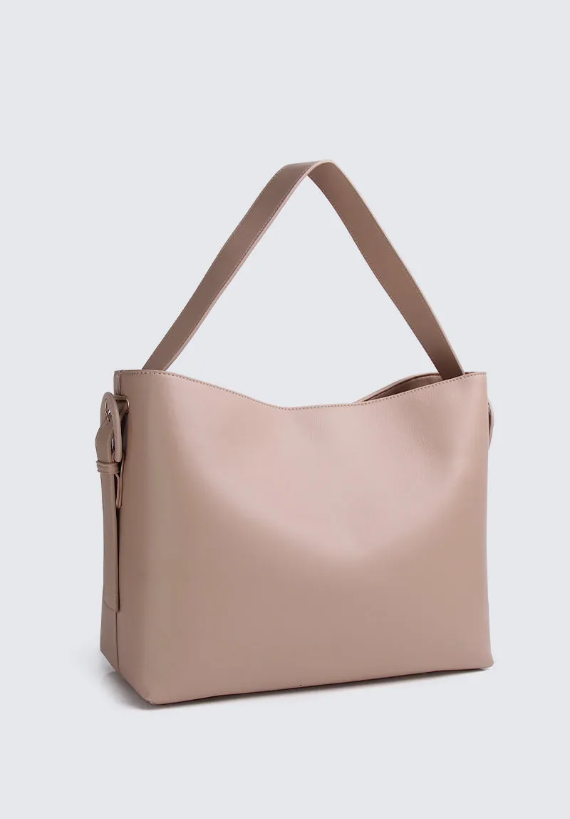 Nurita Harith Noura Large Boxy Tote Bag (Pink)