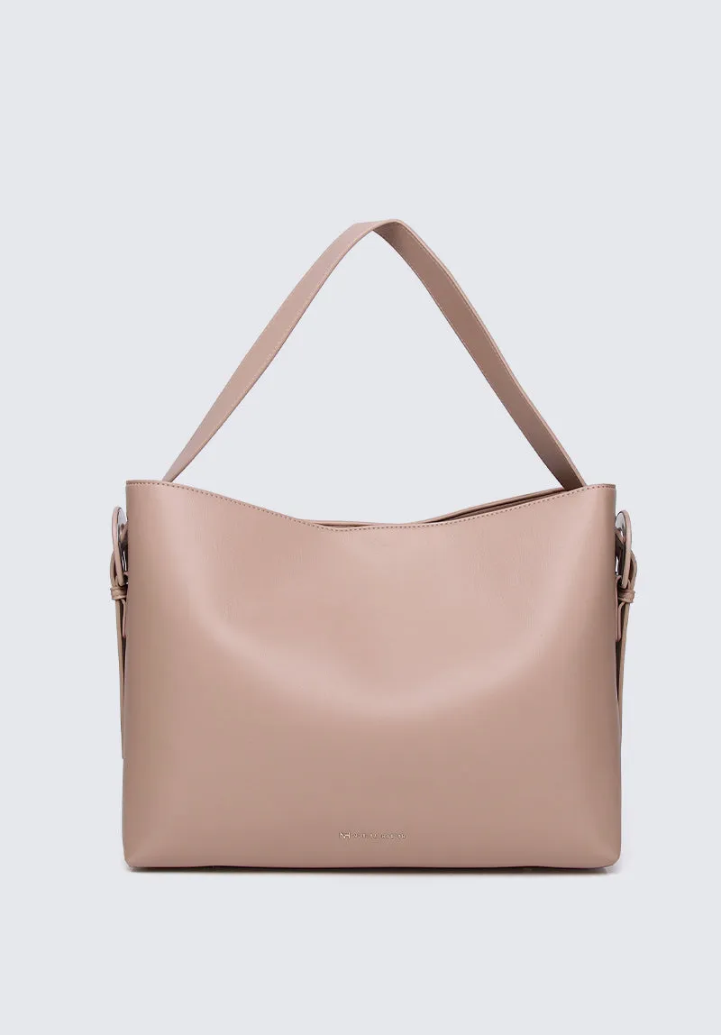 Nurita Harith Noura Large Boxy Tote Bag (Pink)
