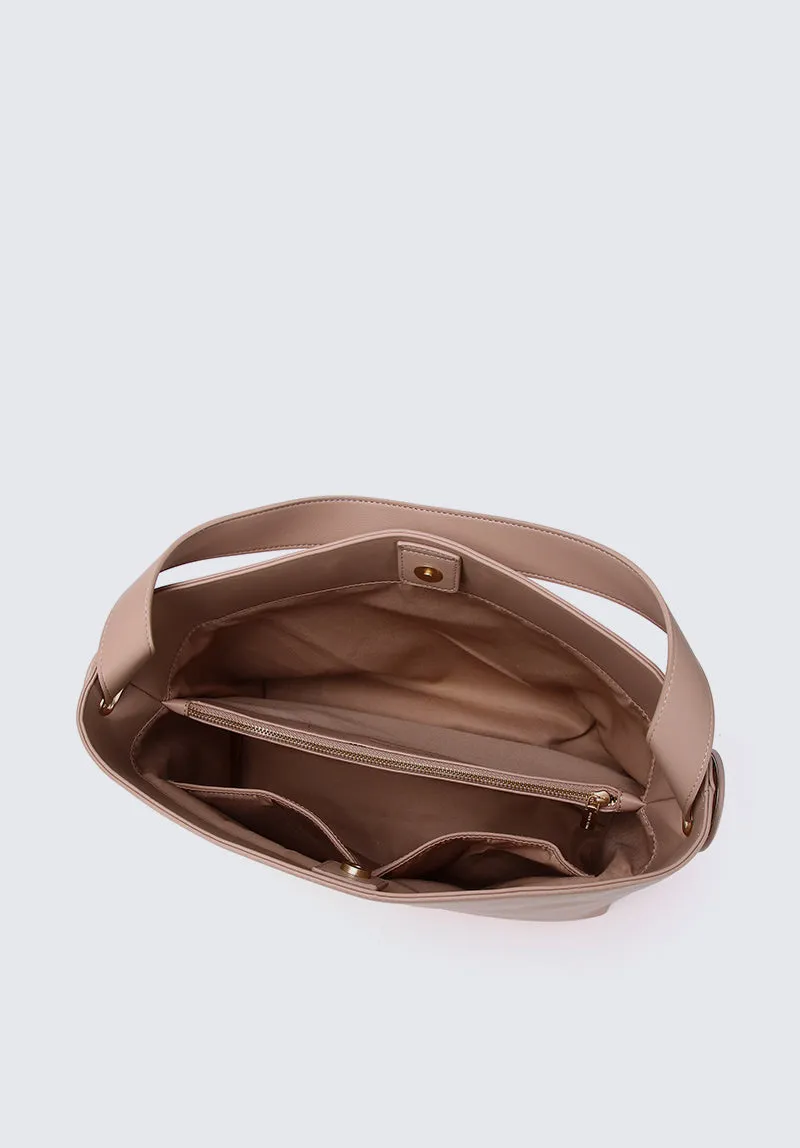 Nurita Harith Noura Large Boxy Tote Bag (Pink)