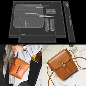NW AAB-272 Shoulder Bag Acrylic Template Leather Pattern Acrylic Leather Pattern Leather Templates for Bags