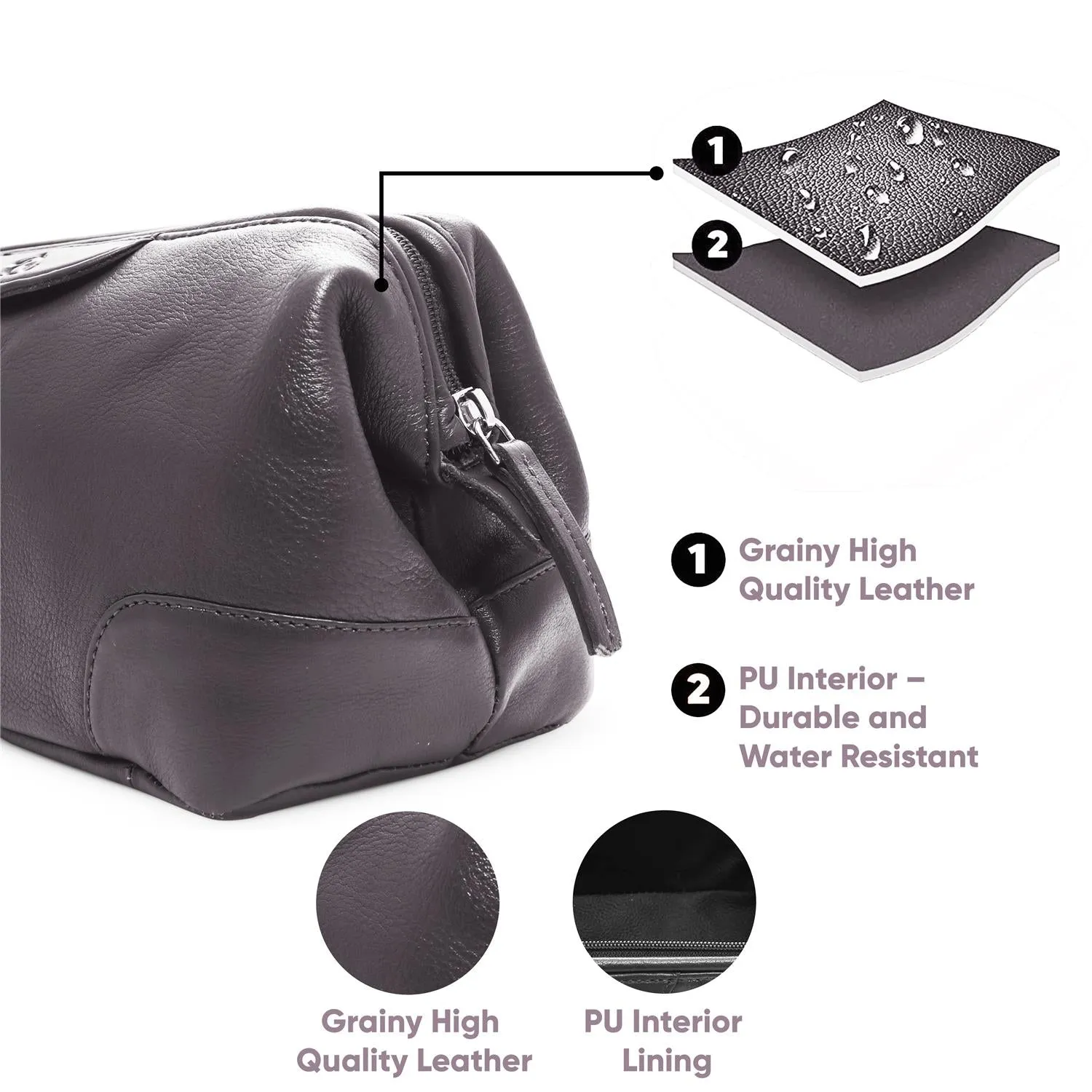 Obama Premium Leather Cosmetic Kit
