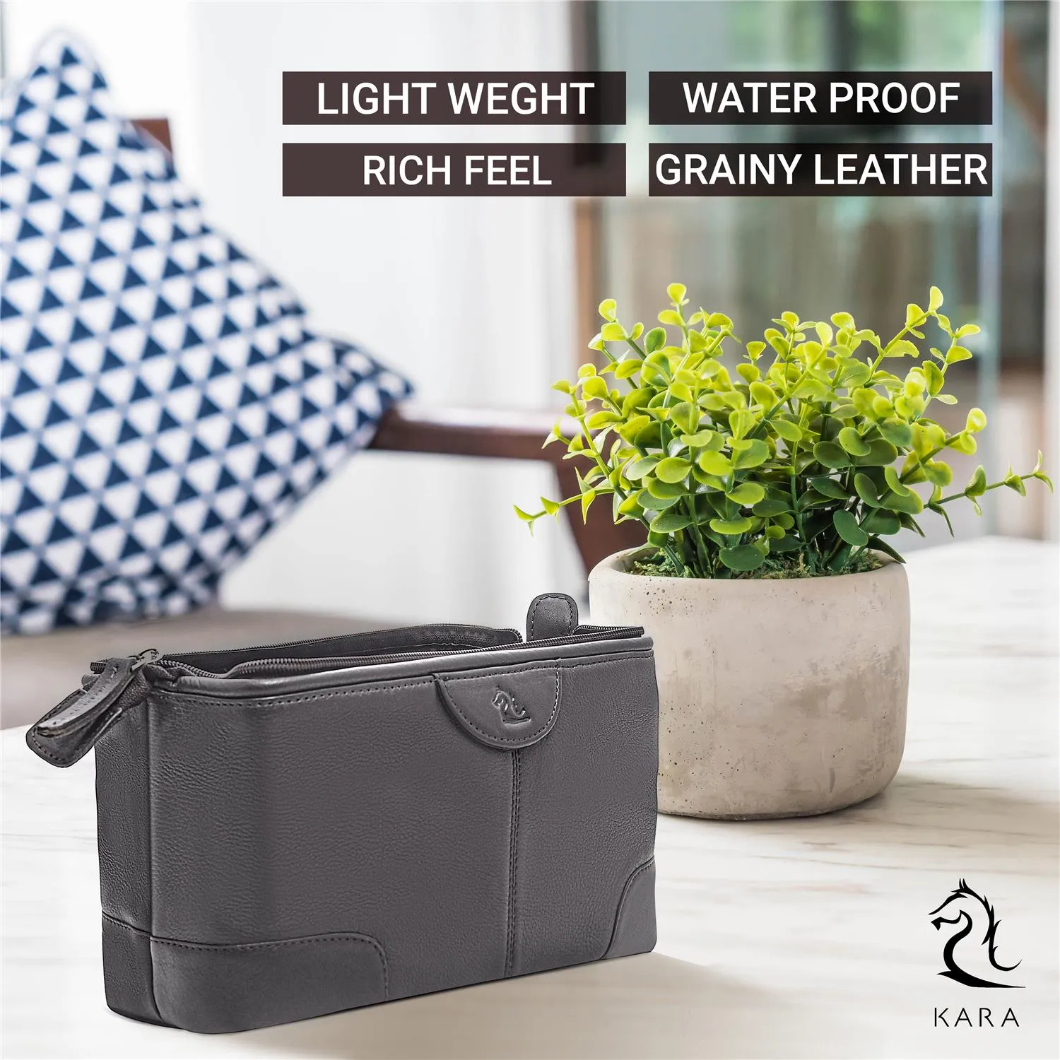 Obama Premium Leather Cosmetic Kit