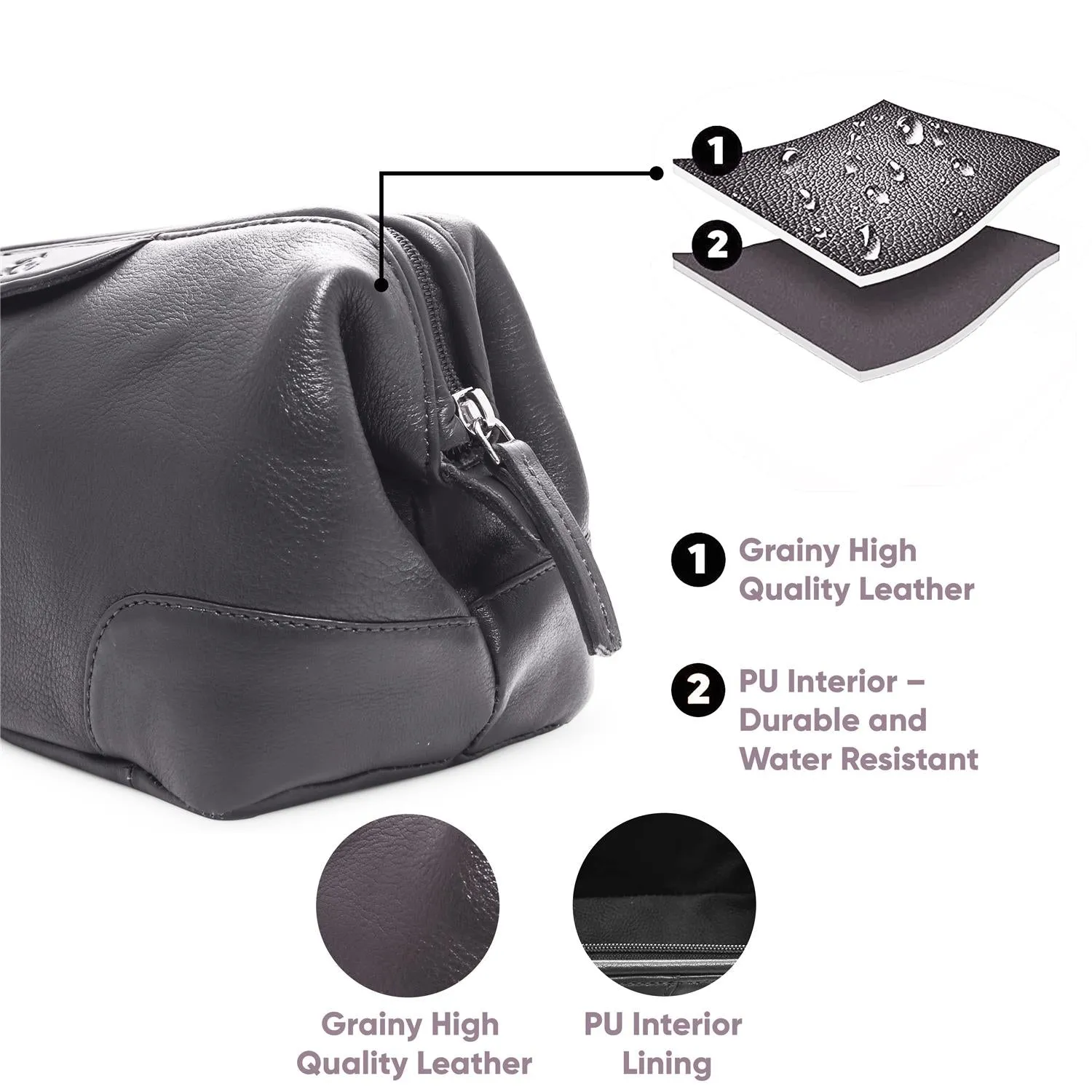 Obama Premium Leather Cosmetic Kit