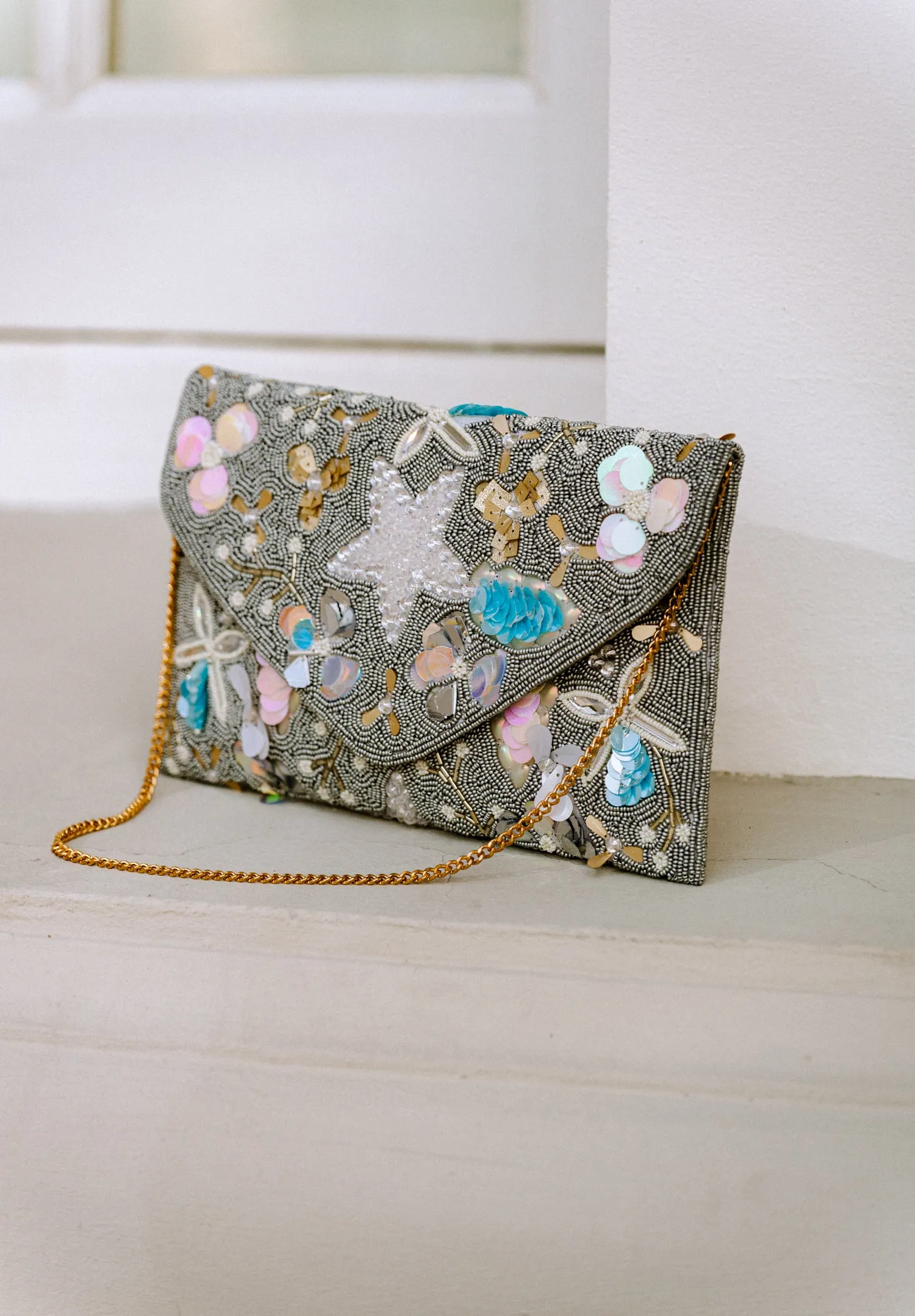 On Cloud Nine Beaded Crossbody (Preorder)