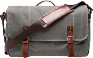 ONA - The Union Street - Camera Messenger Bag - Smoke Waxed Canvas (ONA5-003GR)