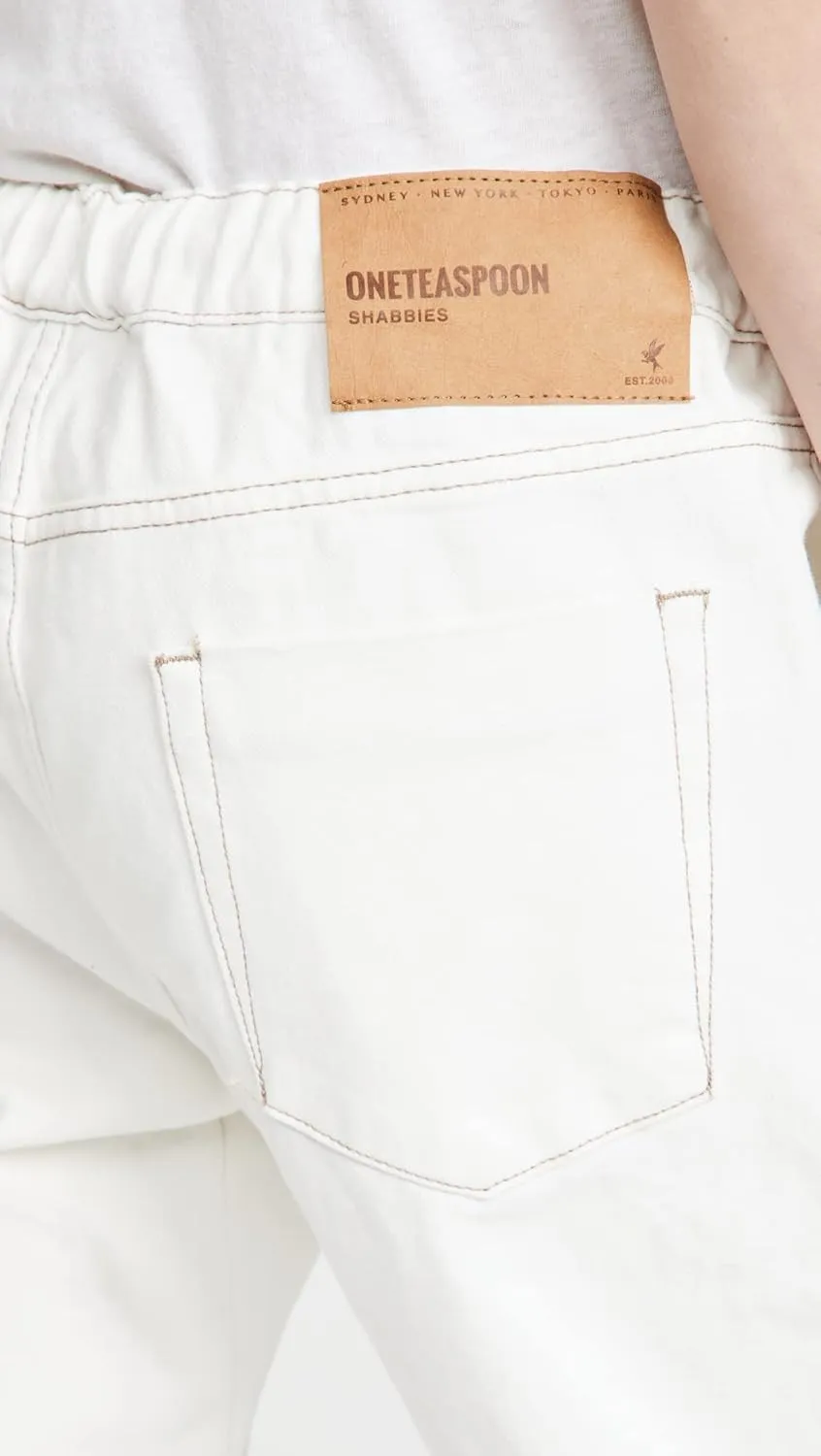 One Teaspoon Women's Shabbies Drawstring Boyfriend Jeans