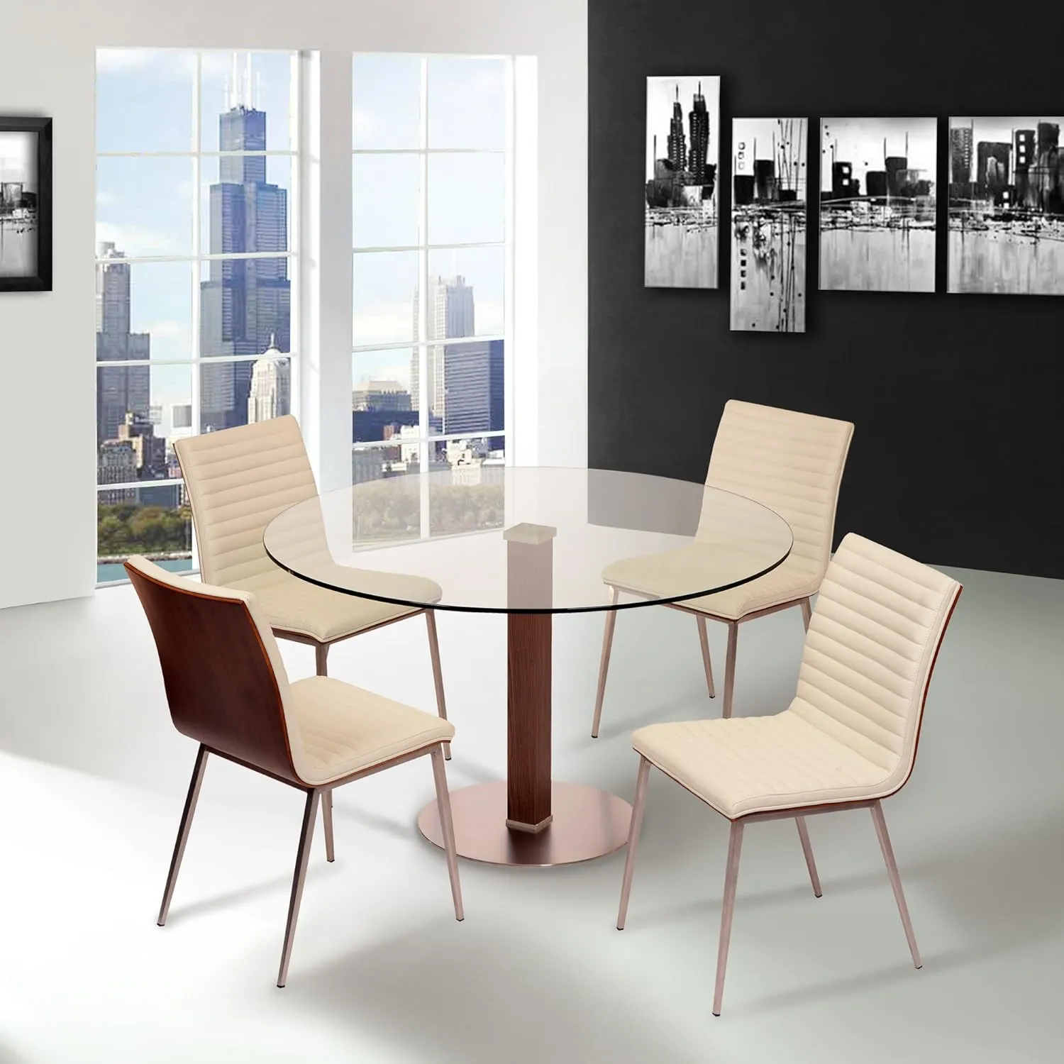 Orbea Dining Chair, White