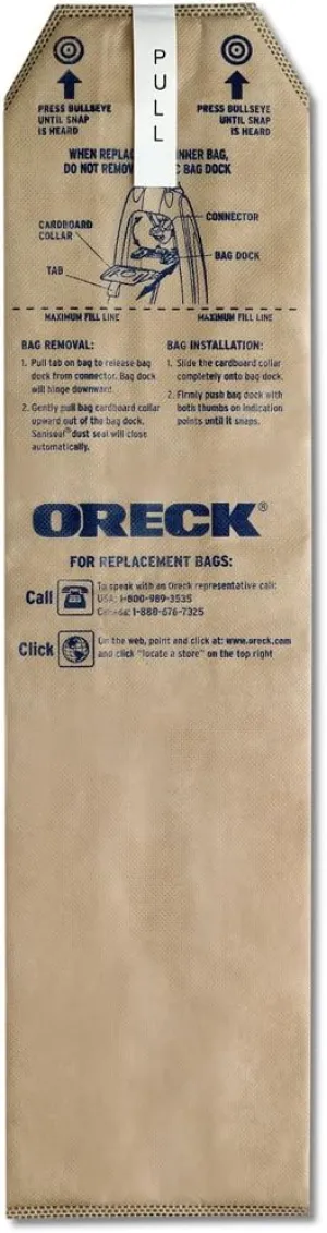 Oreck HEPA Vacuum Bags for Magnesium (6 Bags)