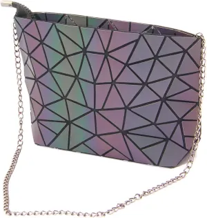 Orita Women Holographic Laser Envelope Clutch Handbag Shoulder Bag Purse