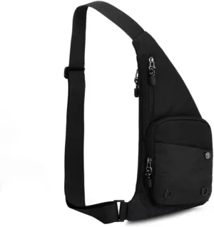 Outdoor Casual Single Shoulder Crossbody Bag Chest Bags Hit Color Waterproof Fashion Sports Men and Women Chest Bags