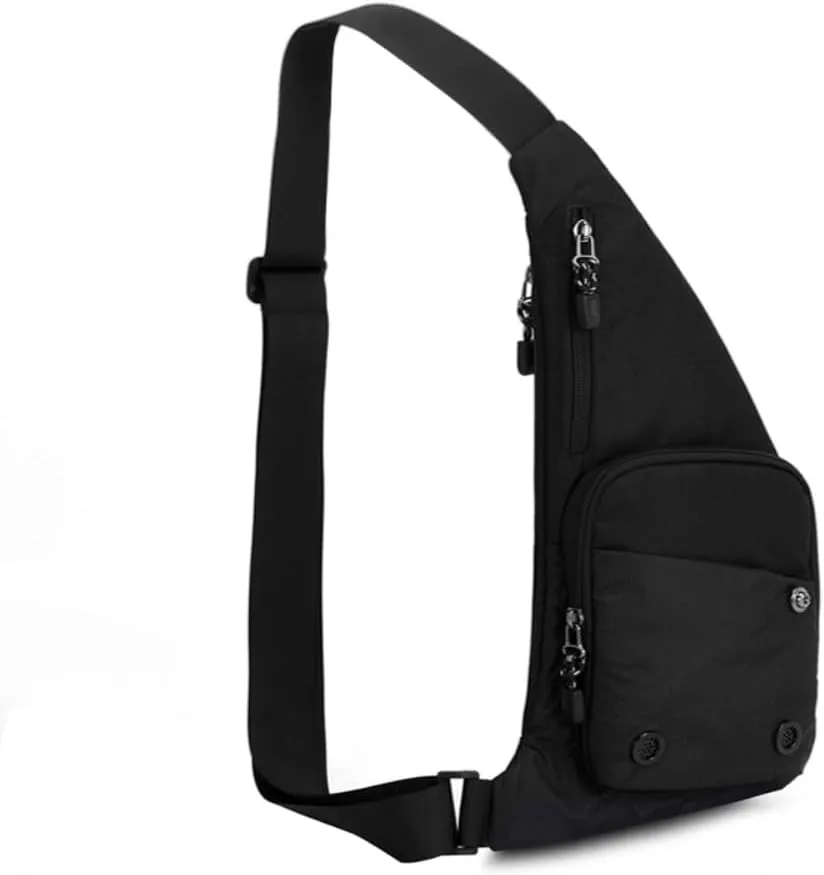 Outdoor Casual Single Shoulder Crossbody Bag Chest Bags Hit Color Waterproof Fashion Sports Men and Women Chest Bags