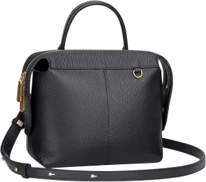 Over Earth Genuine Leather Crossbody Bags for Women Small Top Handle Satchel Purses and Handbags