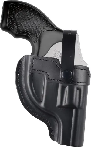 OWB Leather Revolver Holster Fits .38 Special & J Frame Revolvers for Taurus 327/605/856/905 fits S&W 360PD/442/637/640/642 and SP101. Available in 2"/2.25", 2.5"/3" Barrel Options Outside The Belt