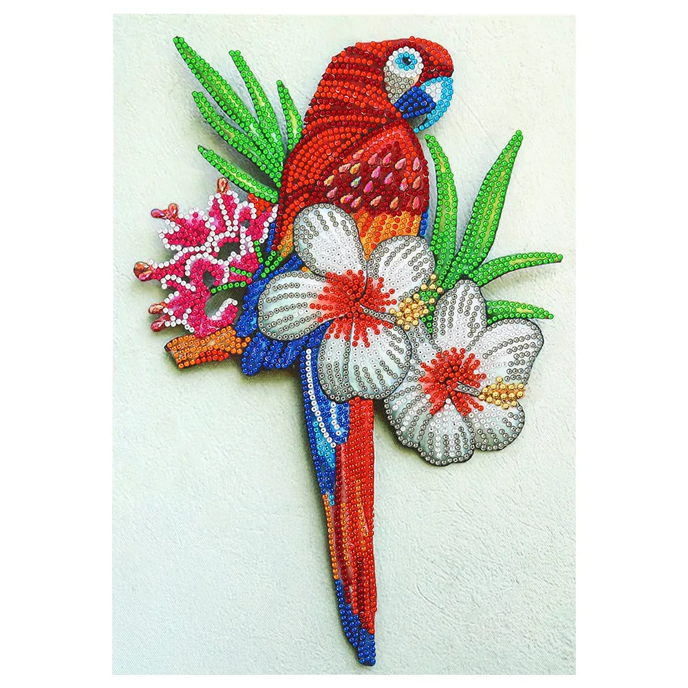 Parrot-Special Shaped Crystal Diamond Painting-30*40cm