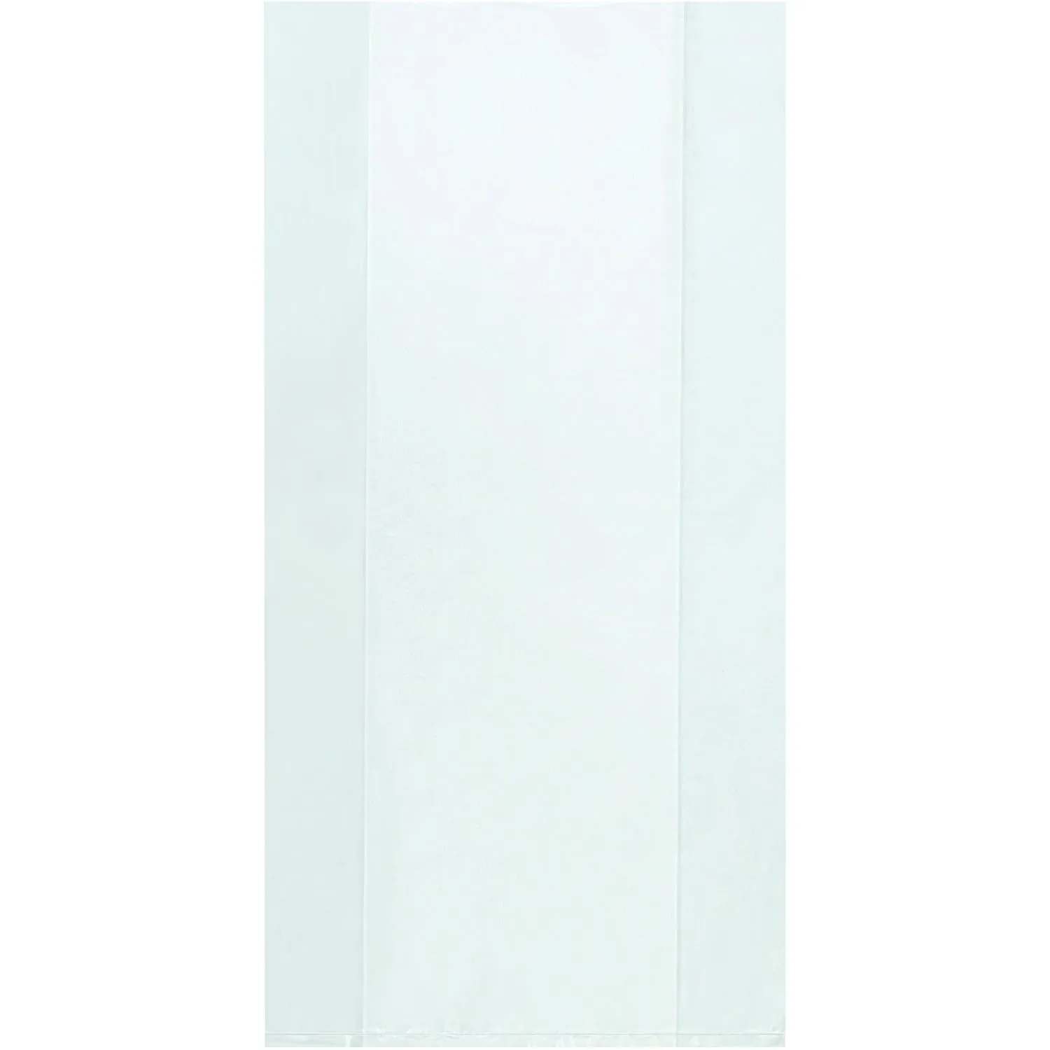 Partners Brand PPB1350 Gusseted Poly Bags, 1 mil, 4" x 2" x 12", Clear (Pack of 1000)
