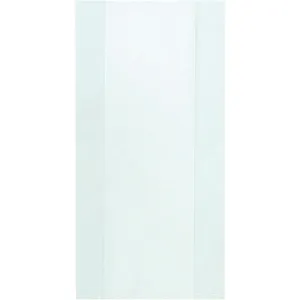 Partners Brand PPB1350 Gusseted Poly Bags, 1 mil, 4" x 2" x 12", Clear (Pack of 1000)