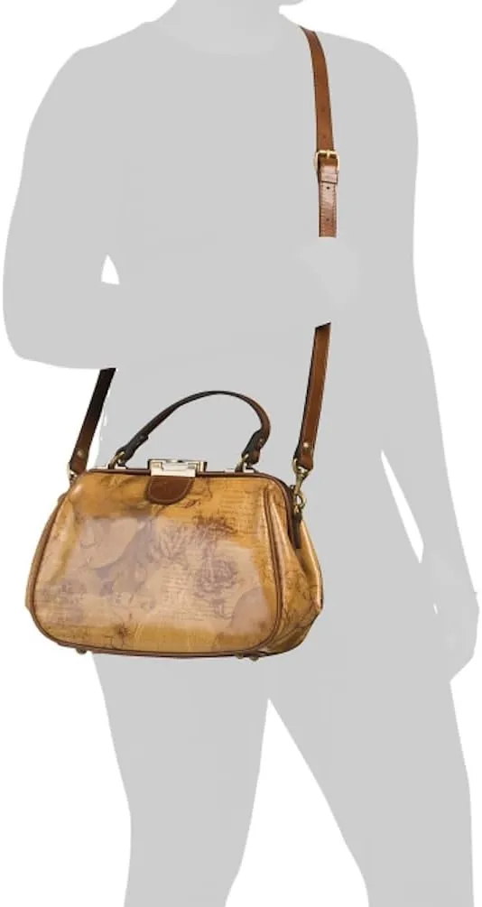 Patricia Nash Gracchi Satchel Leather Handbag Purse