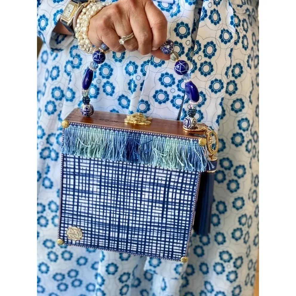 Pawley's Toile Blue Bag