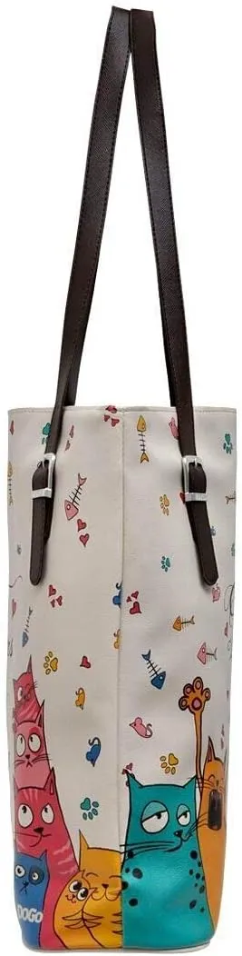Personalize Your Life - Printed Double Strap Shoulder Bag - Handmade, Environmentally Friendly, Vegan - Women's Fashion