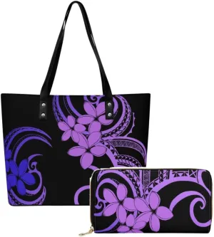 Polynesian Vintage Art Women'S Tote And Purse Custom Women'S Bags Large Capacity Appear Stylish Shoulder Bags