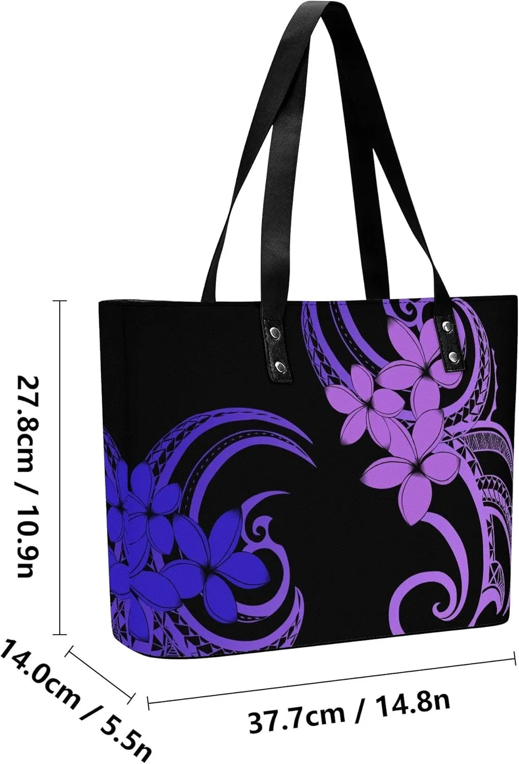 Polynesian Vintage Art Women'S Tote And Purse Custom Women'S Bags Large Capacity Appear Stylish Shoulder Bags