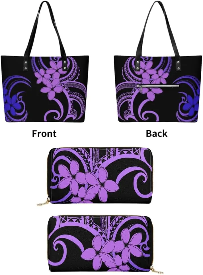 Polynesian Vintage Art Women'S Tote And Purse Custom Women'S Bags Large Capacity Appear Stylish Shoulder Bags