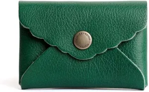 Portland Leather Goods Mini Daisy Wallet for Women – Handmade from the Finest Full-Grain Hides – Features Envelope Design with Snap Closure – Bacalar