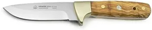 Puma IP Rehwild Olive Wood Handle Spanish Made Hunting Knife with Leather Sheath