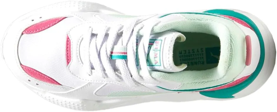 Puma Womens Rs-X Retro Resort Lace Up Sneakers Shoes Casual - White