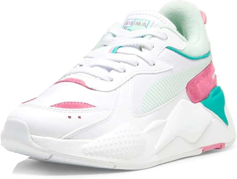 Puma Womens Rs-X Retro Resort Lace Up Sneakers Shoes Casual - White