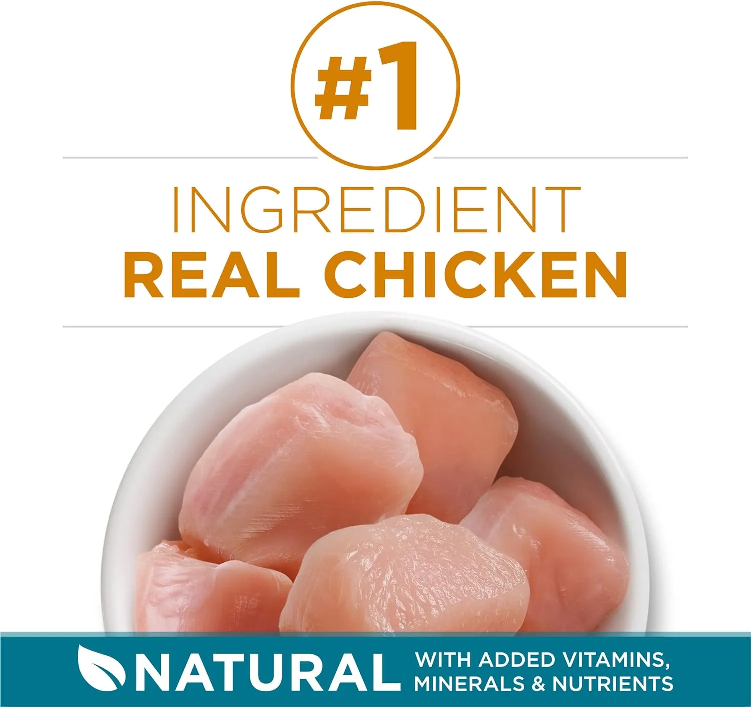 Purina ONE Natural Dry Cat Food, Tender Selects Blend With Real Chicken - (Pack of 4) 3.5 lb. Bags