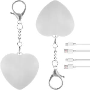 Purse Light Handbag Light w Automatic Sensor, 2Pcs Purse Glow Heart Light, Mini Touch Purse LED Lamp Heart Shaped Night Light, Purse Must Haves Best Gifts for Women Girls Valentines Day
